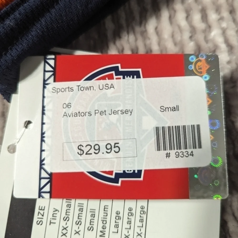 Las‎ Vegas Aviators Jersey All Star Dogs Size Small 12-20 Pounds NWT
